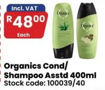 Organics Cond/Shampoo Assorted