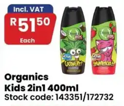 Africa Cash and Carry Organics Kids 2in1 offer