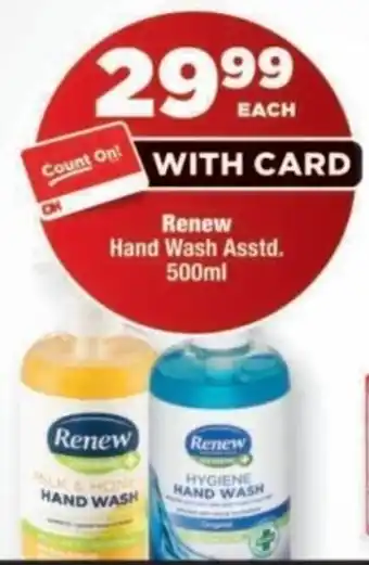 Renew Hand Wash Asstd.