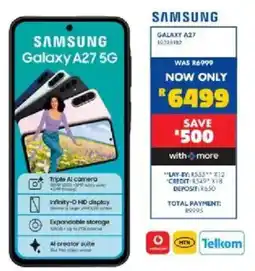 Russells SAMSUNG Galaxy A27 5G offer