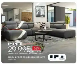 Rochester Darcy 4 Piece Corner Lounge Suite offer