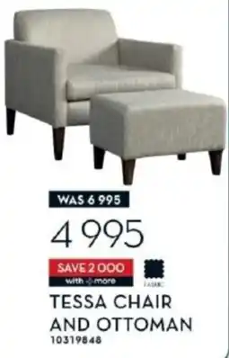 Rochester TESSA CHAIR AND OTTOMAN offer