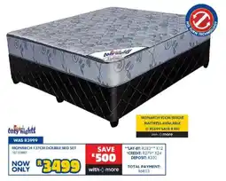 Russells Cozy nights MONARCH 137CM DOUBLE BED SET offer