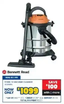 Russells Bennett Read Titan 15 Vacuum Cleaner offer