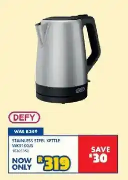Russells Defy Stainless Steel Kettle offer
