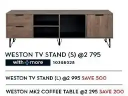 Rochester WESTON TV STAND (L) offer