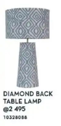 Rochester Diamond Back Table Lamp offer