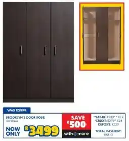 Russells BROOKLYN 3 DOOR ROBE offer