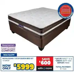 Russells Royal Roma 152cm Queen Bed Set offer
