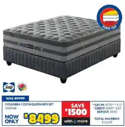 Russells Columbia 152CM Queen Bed Set offer