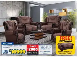 Russells CONGO 4 PIECE LOUNGE SUITE offer