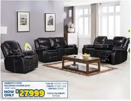 Russells MARRIOTT 3 PIECE RECLINING LOUNGE SUITE offer