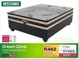 Sleepmasters Restonic Dream Zone 152cm Queen Bed Set offer