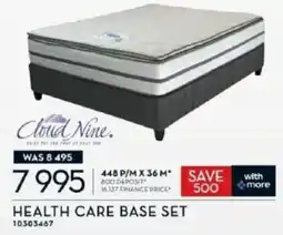 Rochester Cloud Nine HEALTH CARE BASE SET offer