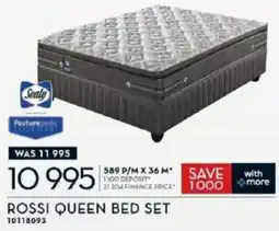 Rochester Sealy Rossi Queen Bed Set offer