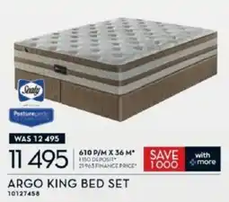 Rochester Sealy ARGO KING BED SET offer