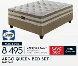 Rochester Sealy Argo Queen Bed Set offer