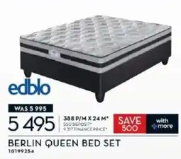 Rochester edblo BERLIN QUEEN BED SET offer