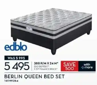 Edblo BERLIN QUEEN BED SET