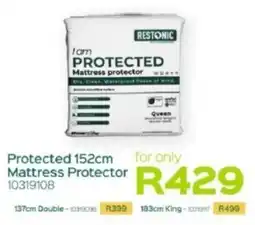 Sleepmasters I am PROTECTED Mattress protector offer