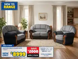 Russells NORTON 3 PIECE LOUNGE SUITE offer
