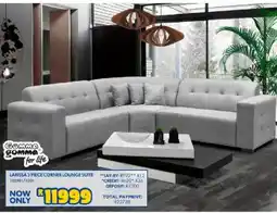 Russells LARISSA 3 PIECE CORNER LOUNGE SUITE offer
