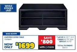 Russells CHESTER COFFEE TABLE offer