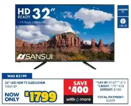 Russells 32" LED HDR TV SLED32HDR offer