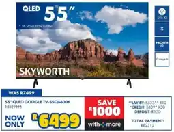 Russells 55" QLED GOOGLE TV-55Q6600K offer