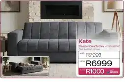 Sleepmasters Kate Sleeper Couch Grey offer
