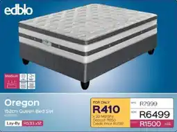 Sleepmasters Oregon 152cm Queen Bed Set offer