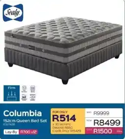Sleepmasters Sealy Columbia 152cm Queen Bed Set offer