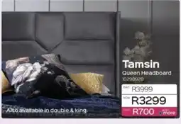 Sleepmasters Tamsin Queen Headboard offer