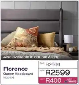 Sleepmasters Florence Queen Headboard offer