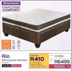 Sleepmasters Rio 152cm Queen Bed Set offer