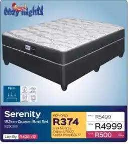 Sleepmasters Serenity 152cm Queen Bed Set offer