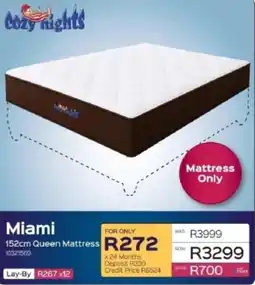 Sleepmasters Miami 152cm Queen Mattress offer
