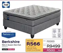 Sleepmasters Sealy Berkshire 152cm Queen Bed Set offer