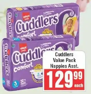 Frontline Cuddlers Value Pack Nappies Assorted offer