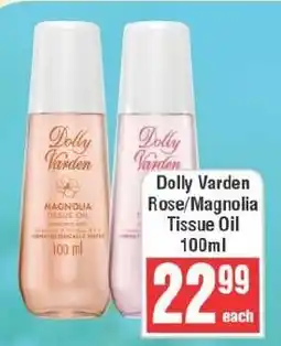 Frontline Dolly Varden Rose/Magnolia Tissue Oil offer