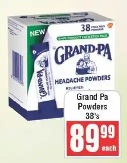 Frontline Grand Pa Headache Powders offer