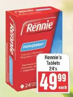 Frontline Rennie's Tablets offer