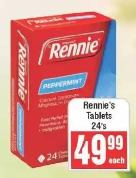 Frontline Rennie's Tablets offer