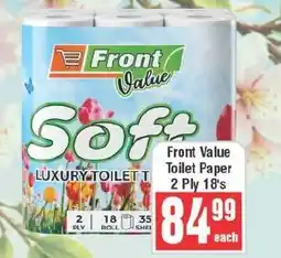 Frontline Front Value Soft Luxury Toilet T offer