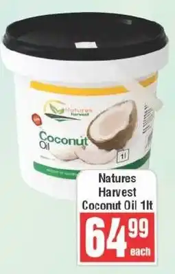 Frontline Natures Harvest Coconut Oil offer