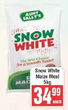 Frontline Aunt Sally's Snow White Maize Meal offer