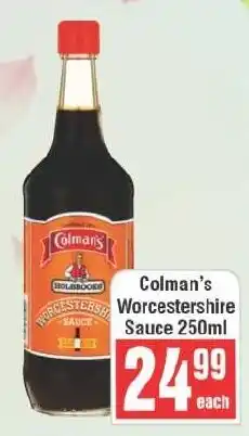 Frontline Colman's Worcestershire Sauce offer