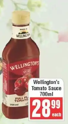 Frontline Wellington's Tomato Sauce offer