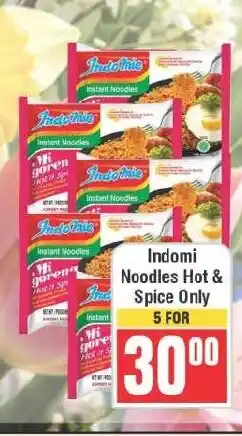 Frontline Indomie Noodles Hot & Spice Only offer