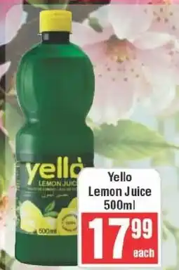 Frontline Yello Lemon Juice offer